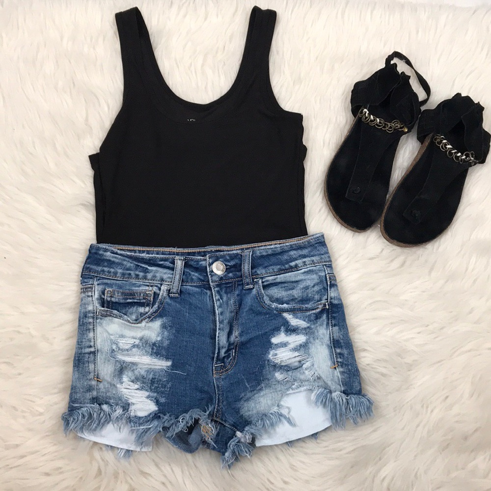 Destroyed American Eagle Shorts